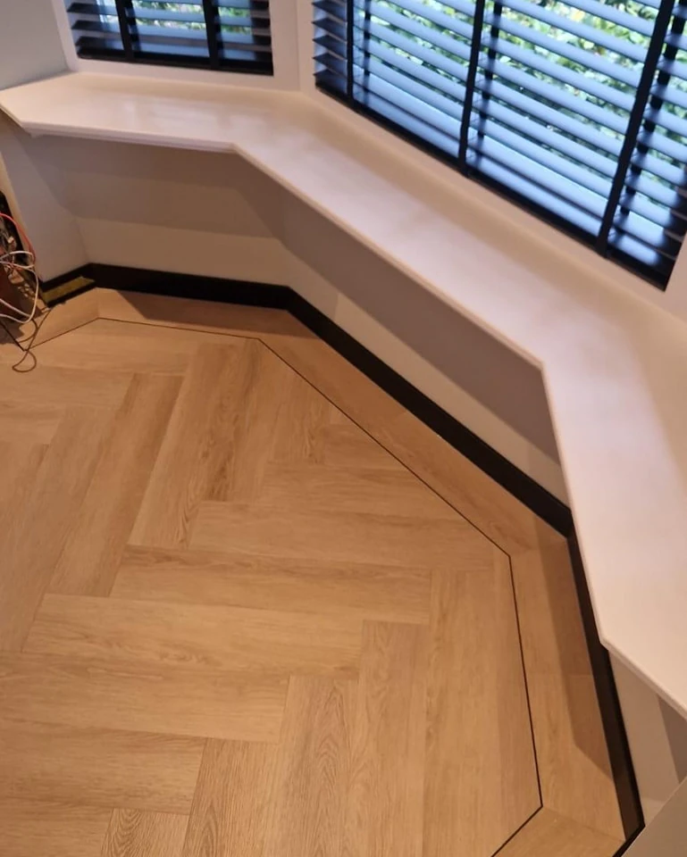 Bij deze woning hebben we de Riviera Maison de Gibson Beach pvc vloer aangebr…