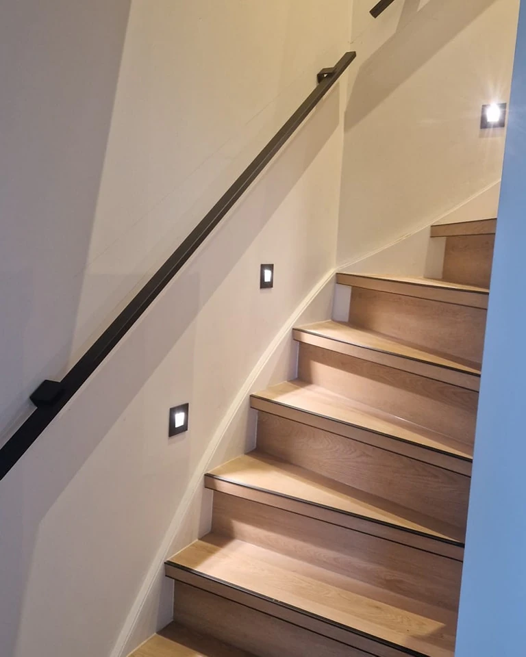 Vandaag deze pvc traprenovatie mogen opleveren